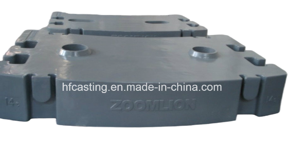 OEM High-Quality Sand Cast Iron GG250 10000kg Crane Counterweight