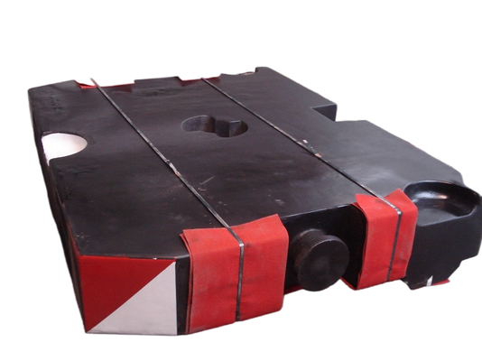 Customized Gray Iron 10000kg Sand Casting GG150 Counter Weight for Industrial Machinery
