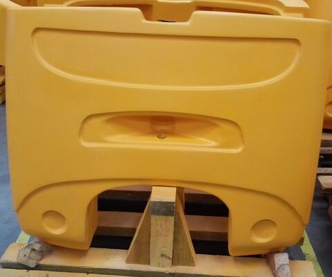Vacuum Casting Forklift Counter Weight Shot Blast Surface With OEM Service