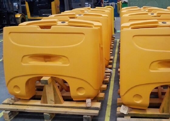 Vacuum Casting Forklift Counter Weight Shot Blast Surface With OEM Service