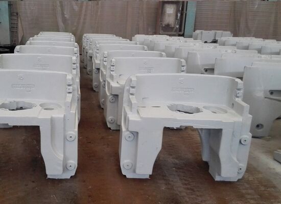 OEM High-Quality Sand Casting Gray Iron Electric Forklift Counterweight Primer Coating