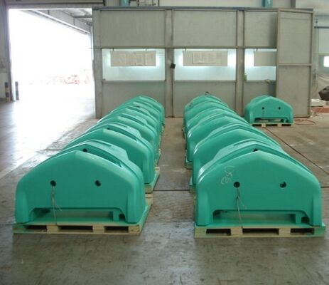 OEM 5 Ton Ductile Cast Iron Counterweight Parts with Primer Painting For Forestry Machinery