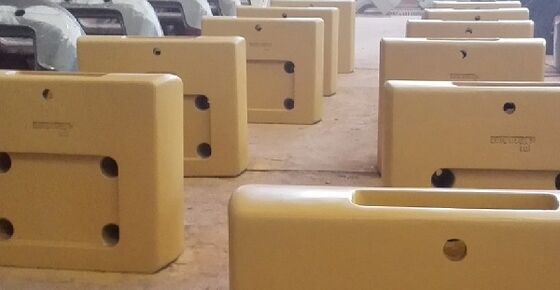Mini Excavator Small Counterweight 14kg With Smooth Surface OEM Service Available