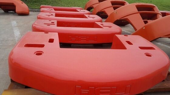 OEM Sand Cast Iron Huge Counter Weight For Aerial Work Platform and Crawler Crane
