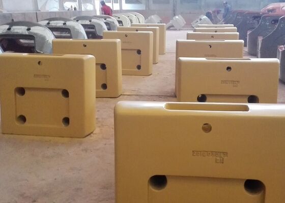 OEM Customized Sand Cast Iron Products Counter Weight For Electric Industrial Vehicles