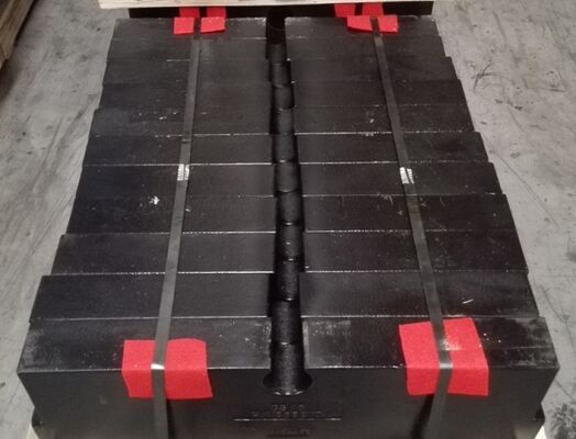 Primer Coating Vacuum Cast Counterweight FC150 GG15 HT150 Material With OEM Service