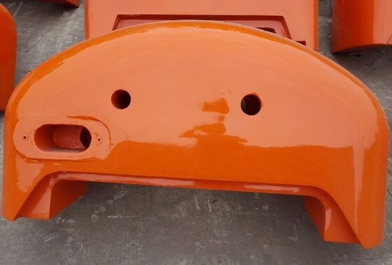 Sand Casting Huge Mobile Crane Counterweight Gray Iron GG150 Material For Pile Driving Rig