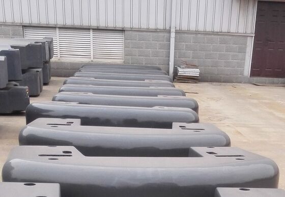 Heavy Duty Sand Cast Iron Products Counterweight For Aerial Work Platform OEM Service