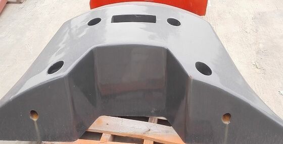 OEM Smooth Surface Counter Weight 3.5 Ton For Loader Finish Painting 1500 Kg Weight