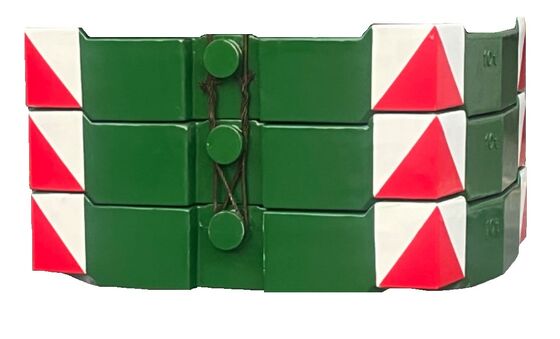 OEM High-Quality 10 Ton Crane Counterweight Finish Painting With Accurate Dimension TS16949