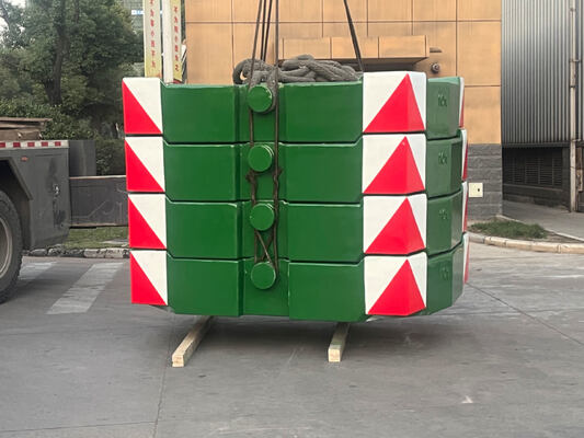 OEM High-Quality 10 Ton Crane Counterweight Finish Painting With Accurate Dimension TS16949