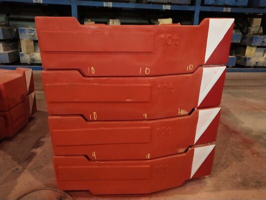 OEM High-Quality 10 Ton Crane Counterweight Finish Painting With Accurate Dimension TS16949