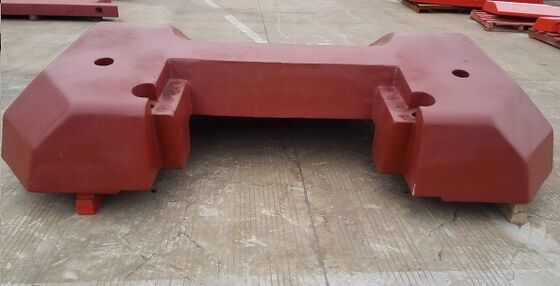 OEM High-Quality Gray Iron 14 Ton Counter Weight With Finish Painting For Construction Machinery