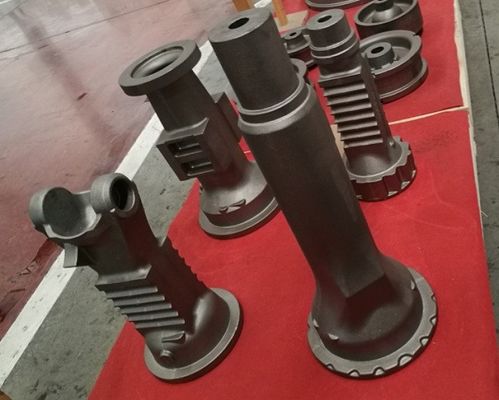 OEM service Resin sand casting Ductile iron parts axle arm for Construction Machinery Parts