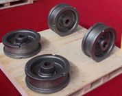 Agricultural Machinery Cast Iron Parts Steering Road Wheel With Shot Blasting Surface