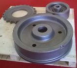 Agricultural Machinery Cast Iron Parts Steering Road Wheel With Shot Blasting Surface