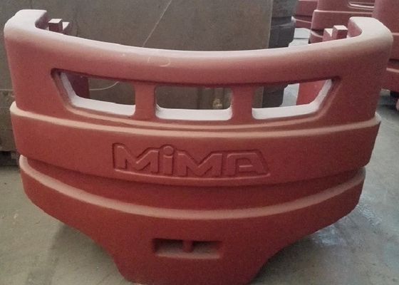 OEM High-Quality Sand Cast Iron Counter Weight 1000-2000kg For Forestry Track Harvesters