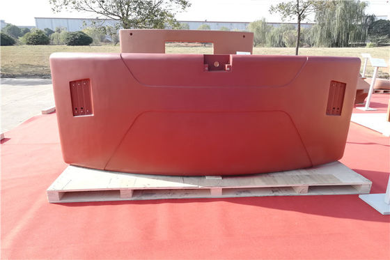 OEM Primer Painting 16 Ton Sand Cast Iron Counterweight Shot Blasting And Grinding Surface