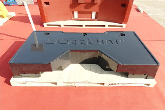 OEM High-Quality 10 Ton Crane Counterweight Finish Painting With Accurate Dimension TS16949