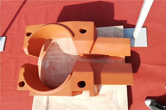 Sand Cast Iron Small Size 1 - 2 Ton Counter Weight For Electric Forklift Vacuum Process OEM Service