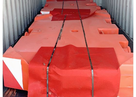 OEM High-Quality 10000kg GG150 V-Process Cast Iron Counter Weight for Engineering Machinery