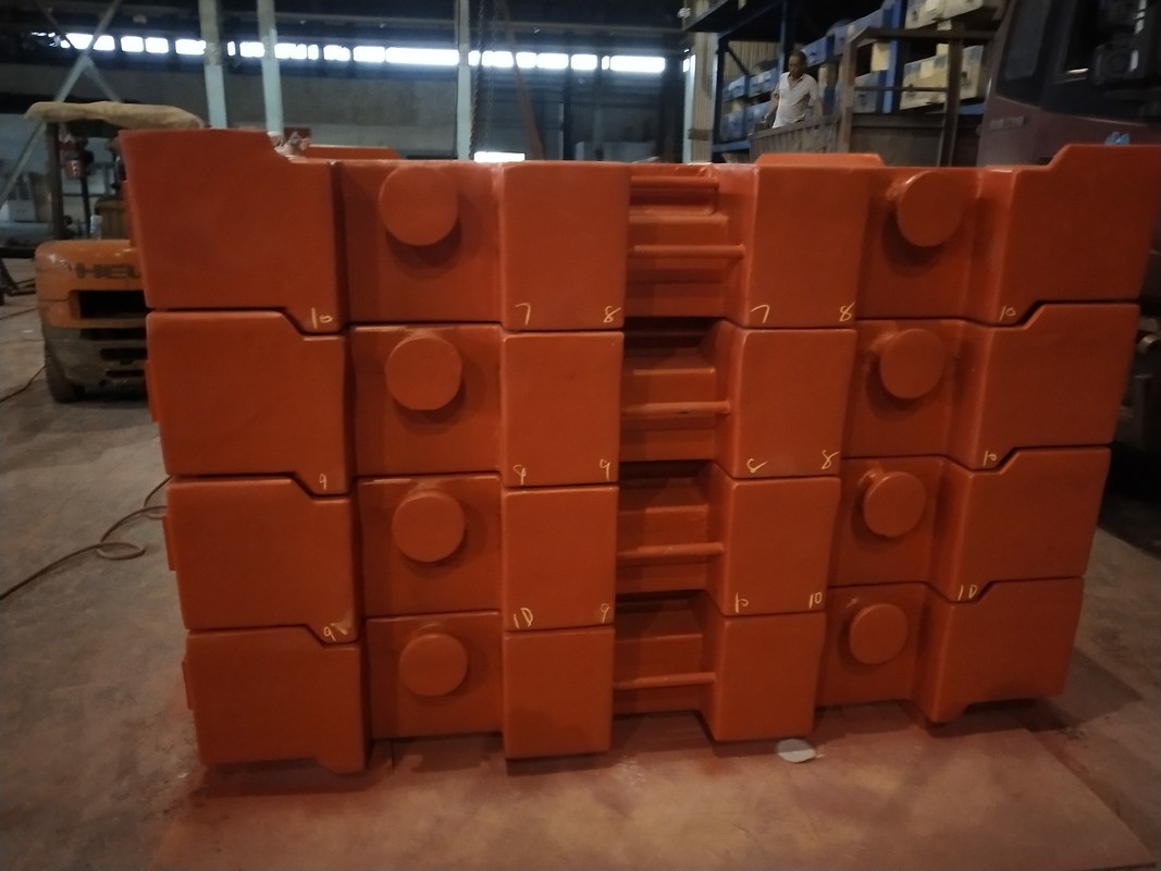 OEM High-Quality 10000kg  Sand Cast Iron Counterweight For Crane