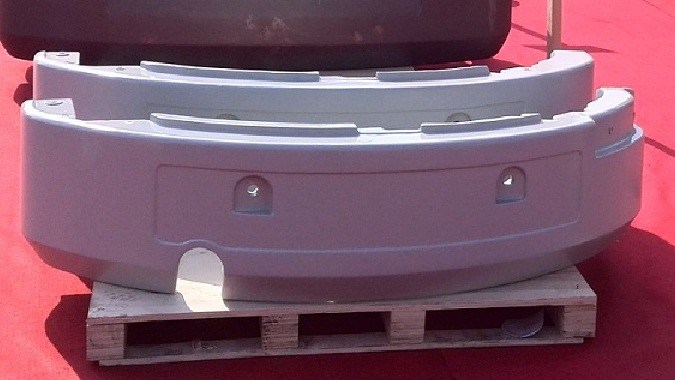 OEM Adequate Capacity Vacuum Process Casting Products Counterweights For Mini Excavator