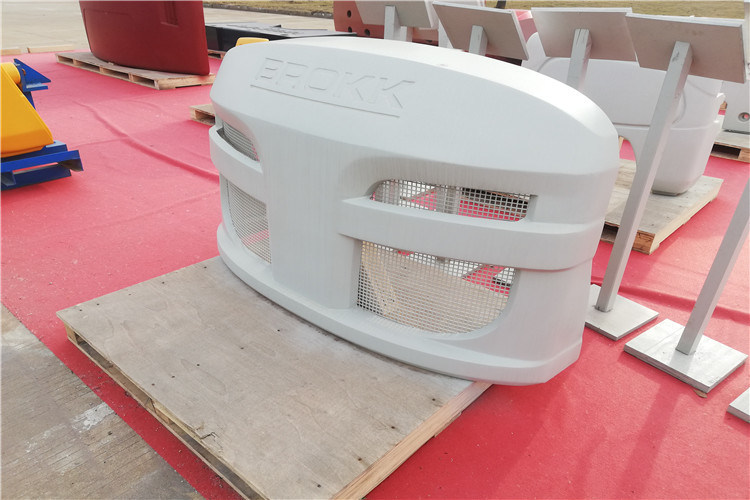 OEM Vacuum Casting Counter Weight Ductile Iron Material For Robot With Accurate Dimension