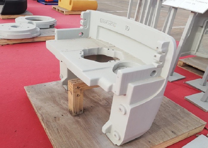 OEM Smooth Surface Counter Weight 3.5 Ton For Loader Finish Painting 1500 Kg Weight