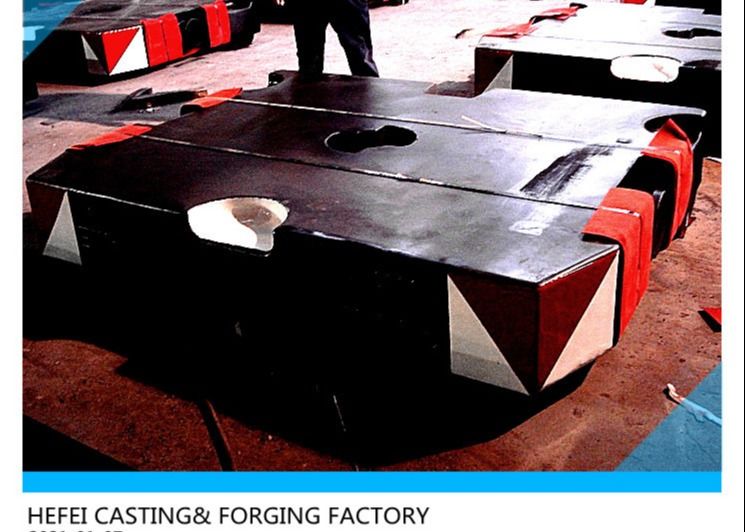 Painting 10000kg GG150 Gray Iron Counter Weight