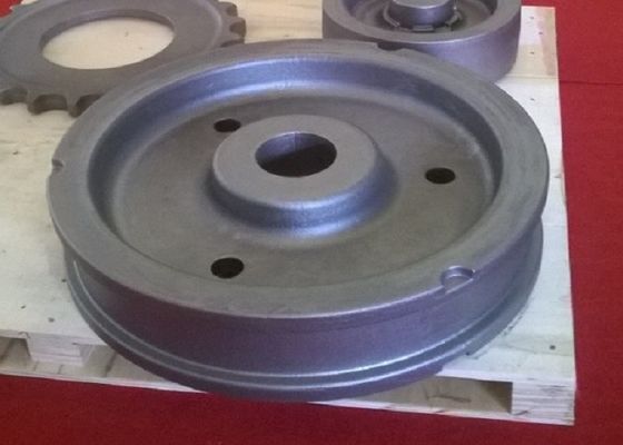 OEM Shot Blasting Surface Green Sand Casting Parts Wheel Hub for Industrial Machinery