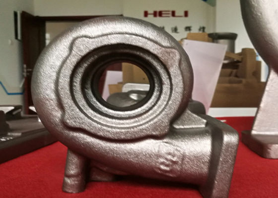 High-Quality Green Cast Iron Parts Pump Casting OEM Available Finish Painting for Industrial Machinery