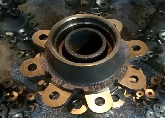 Customized Machining Truck sand Casting ductile iron parts Rear Hub Material TS16949 for Industrial Machinery